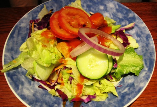 Red lobster garden salad