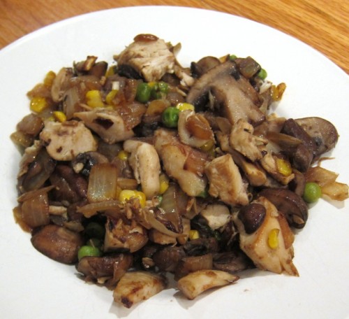 how to make chicken mushroom stir fry