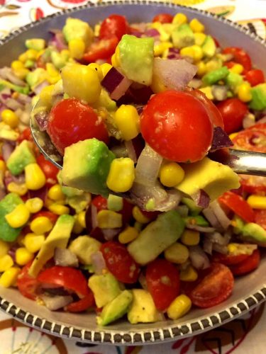 Corn Tomato Avocado Salad Recipe