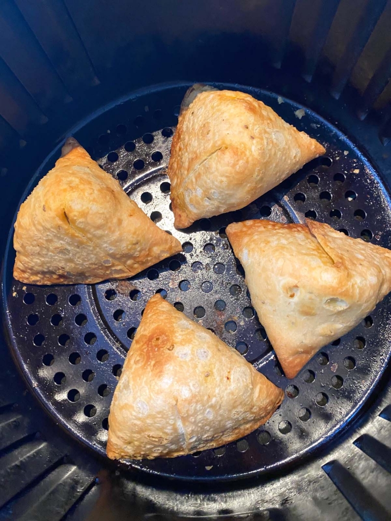 Frozen Samosas In The Air Fryer