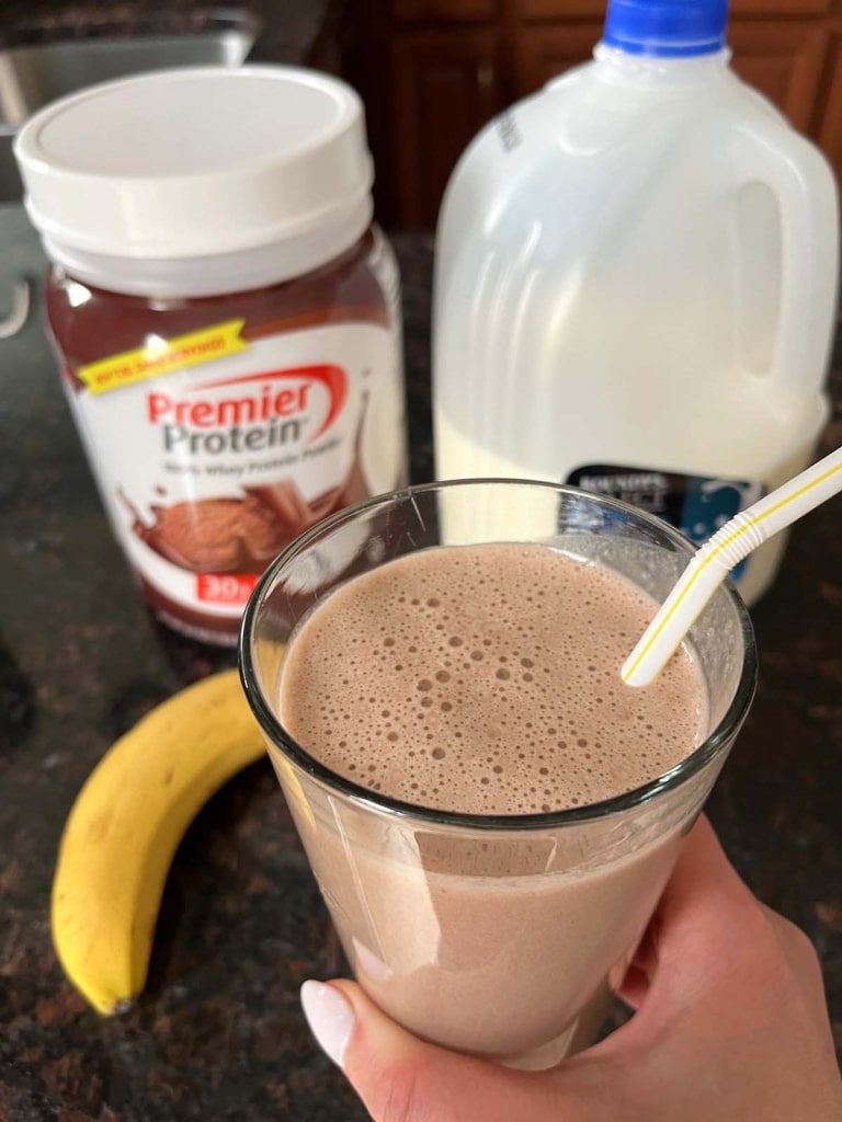 Chocolate Banana Protein Shake