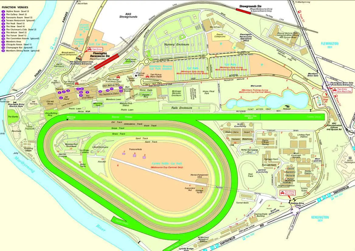 Flemington Racecourse - Events, Address, Map & Parking