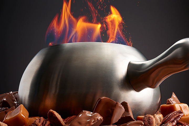 Flaming Turtle Chocolate Fondue