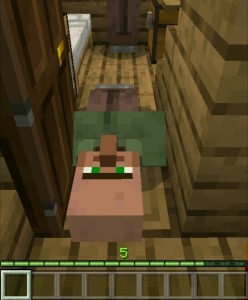 Create meme: resident minecraft, screenshot, a resident from minecraft