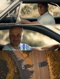 Create meme: fast and furious 7, Paul Walker and VIN diesel go, fast and furious 7 Paul Walker and VIN diesel