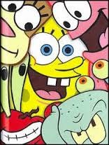 Create meme: sponge, cartoon characters, bob esponja