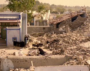 rubble and rooftops