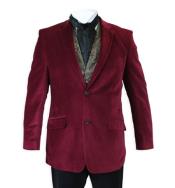  Cheap Priced Online Velvet Smoking Burgundy ~ Wine ~ Maroon Blazer -