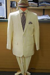  Alberto Nardoni Brand Yellow ~ Gold seersucker ~ sear sucker Suits 2