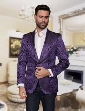   Big and Tall Tuxedo Violet Mens Blazer On Sale Violet Blazer