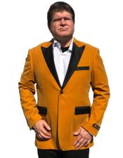  Big and Tall Tuxedo Gold Velvet Tuxedo velour Jacket Available Big Sizes