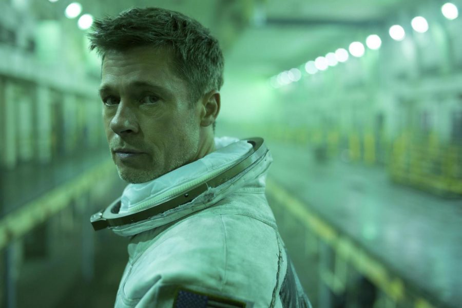 Brad Pitt in Ad Astra.