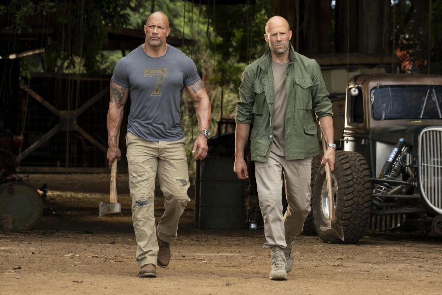 Dwayne Johnson (left) and Jason Statham (right) combine forces in the newest "Fast and Furious" installment. 