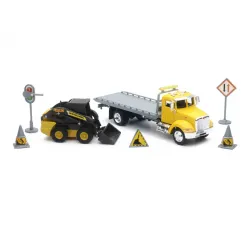 1:43 Peterbilt Rollback w/ New Holland L230 Skid Steer Part#16173