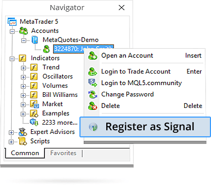 	If you are a successful trader and want to earn extra income, become a signal provider