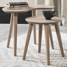 Dansk Nest of Tables (Set Of 2) Oak