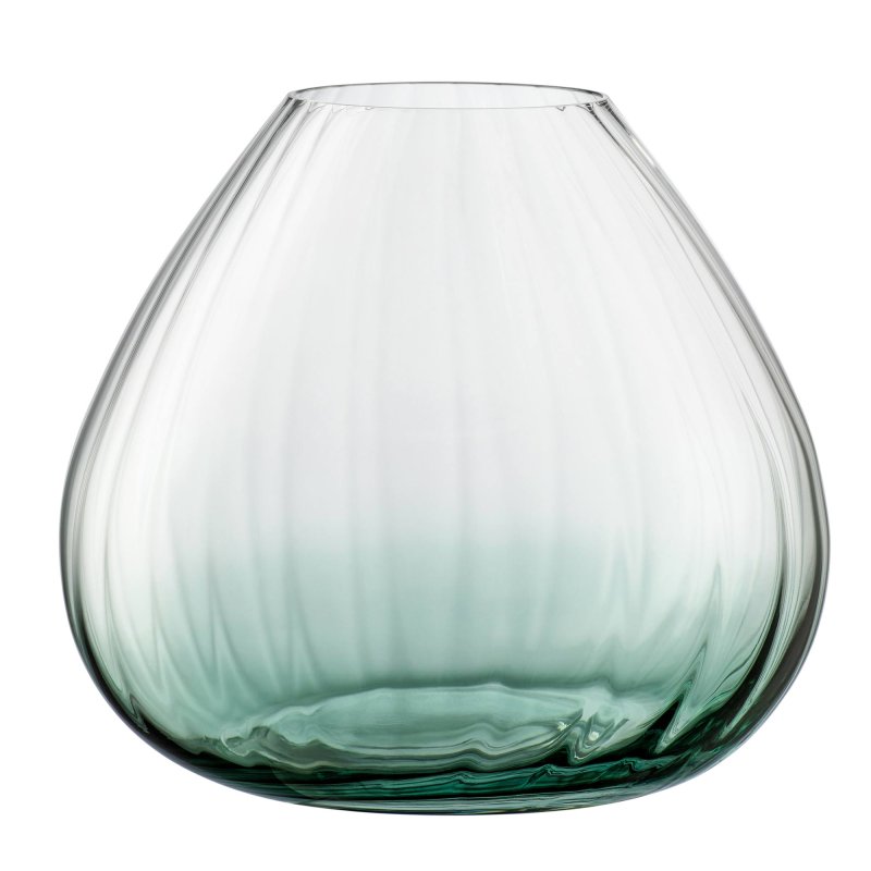 Galway Crystal Erne Rose Bowl 17cm Aqua 