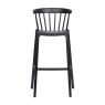 Bliss High Bar Stool Black