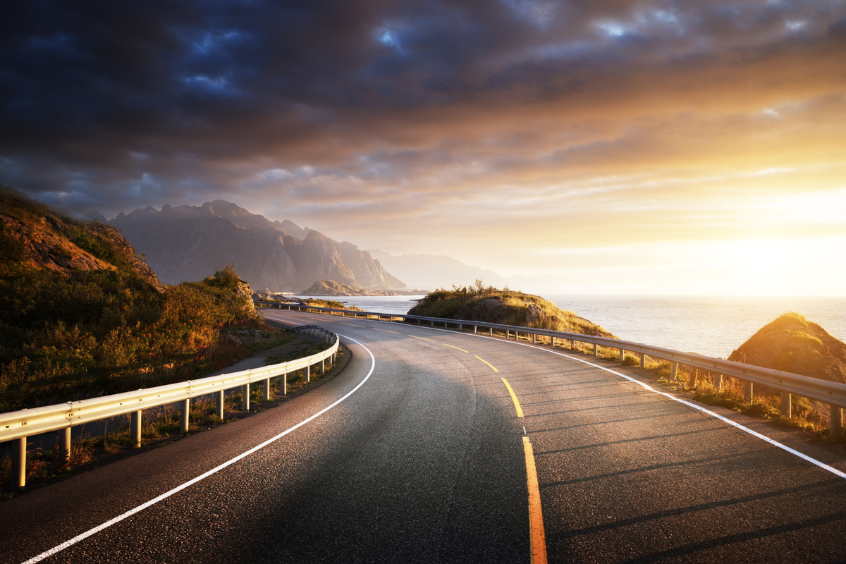 Driving on the open road