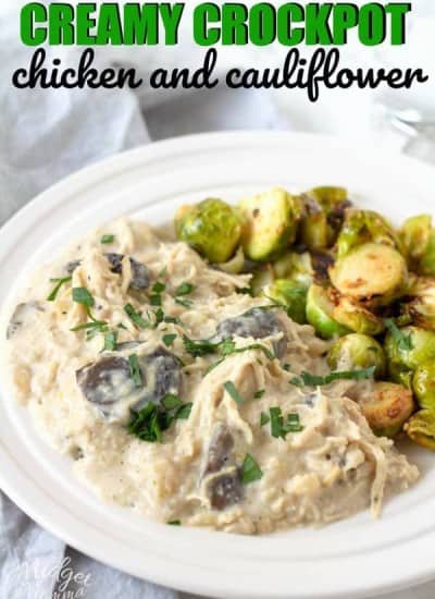 creamy chicken and cauliflower