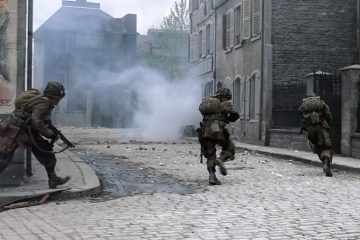 War TV Series: Band of Brothers- Battle for Carentan Scene ( Video )