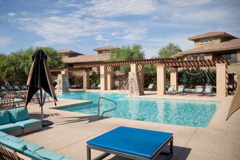 pool at rental home