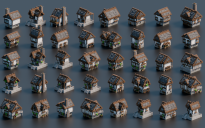 40 Medieval Houses Bundle