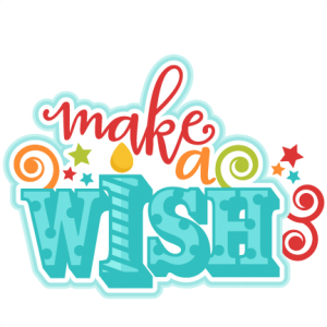 Make A Wish Title clip art  SVG scrapbook cut file cute clipart files for silhouette cricut pazzles free svgs free svg cuts cute cut files