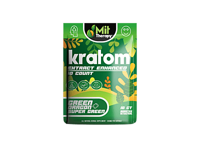 MIT Therapy Green Dragon + Super Green-10ct x 1 Pouches (10 Total Capsules)