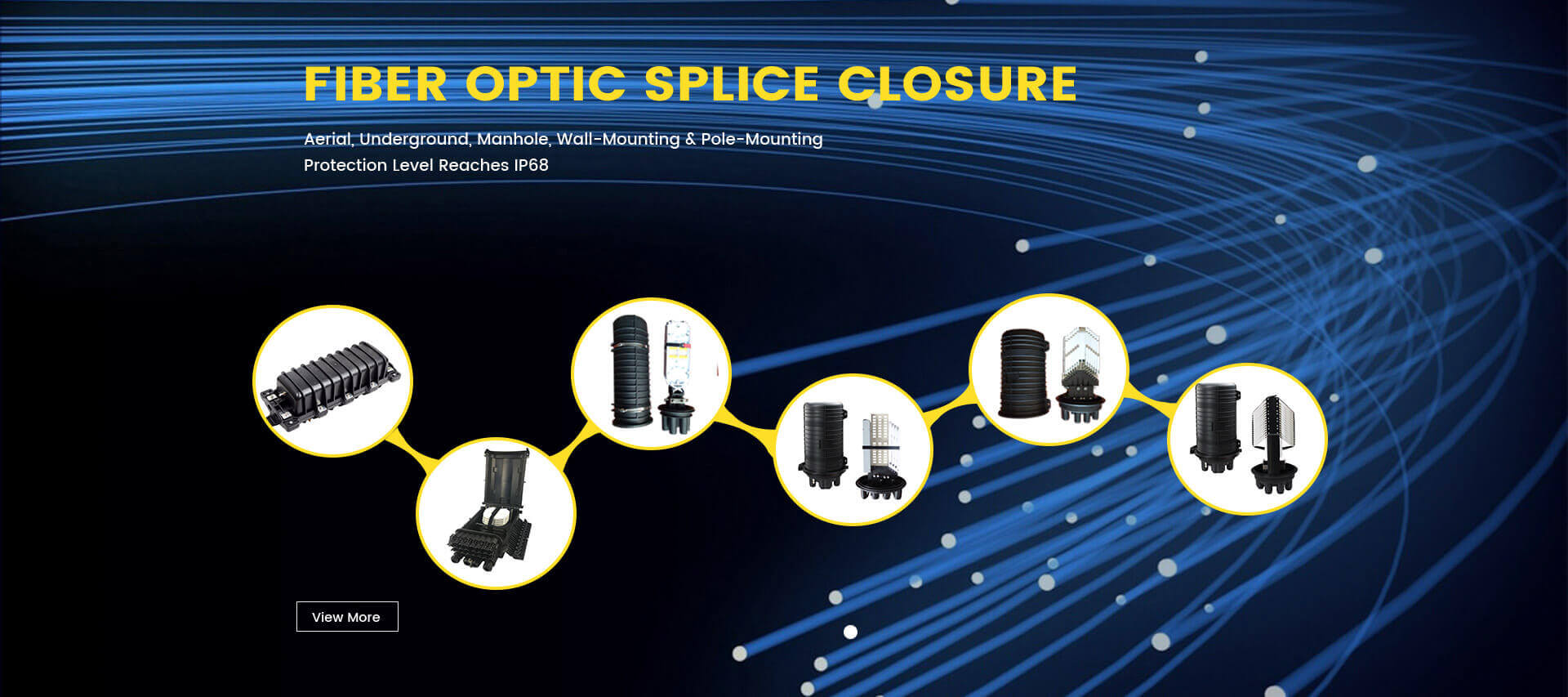 FIBER OPTIC SPLICE CLOSURE