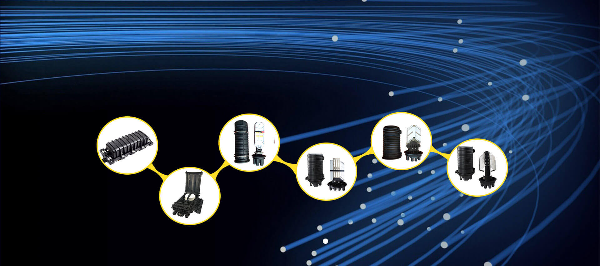 FIBER OPTIC SPLICE CLOSURE