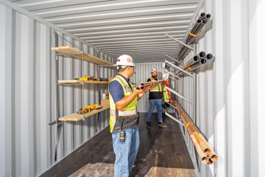 Storage Container Shelving