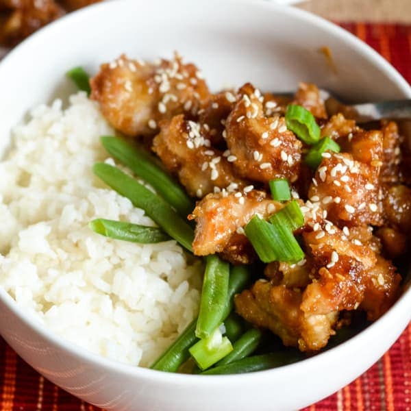 Air Fryer Chicken Teriyaki Bowls (Ninja Foodi).