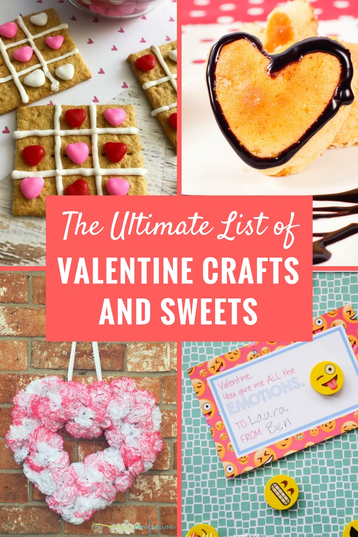 If you are searching for last minute Valentine's day ideas for crafts and sweets...I have the perfect little resource for you. Check out the ultimate list of Valentines day ideas from across the internet!