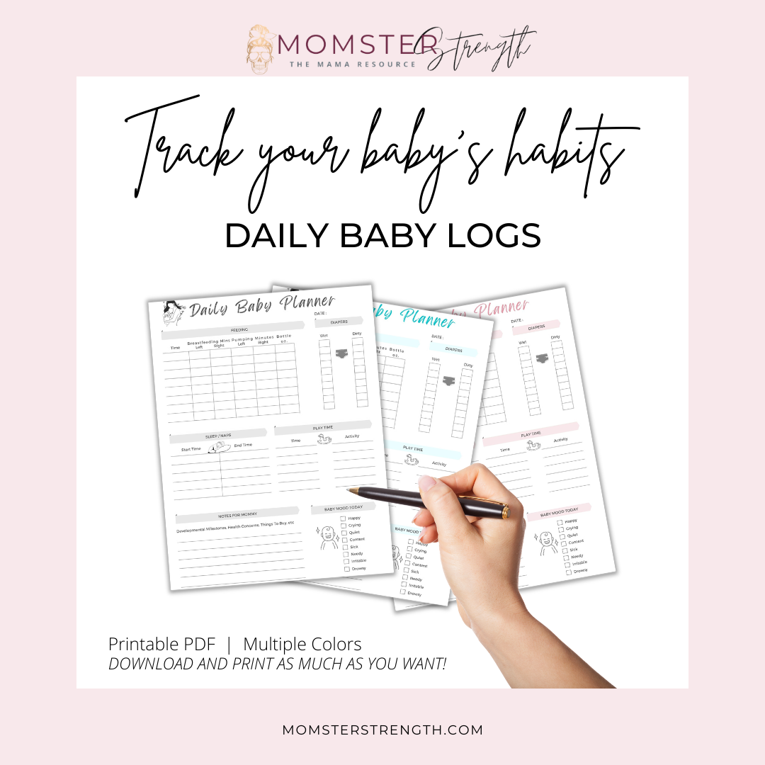 How to Track Your Baby Feedings and Diapers - Momster Strength