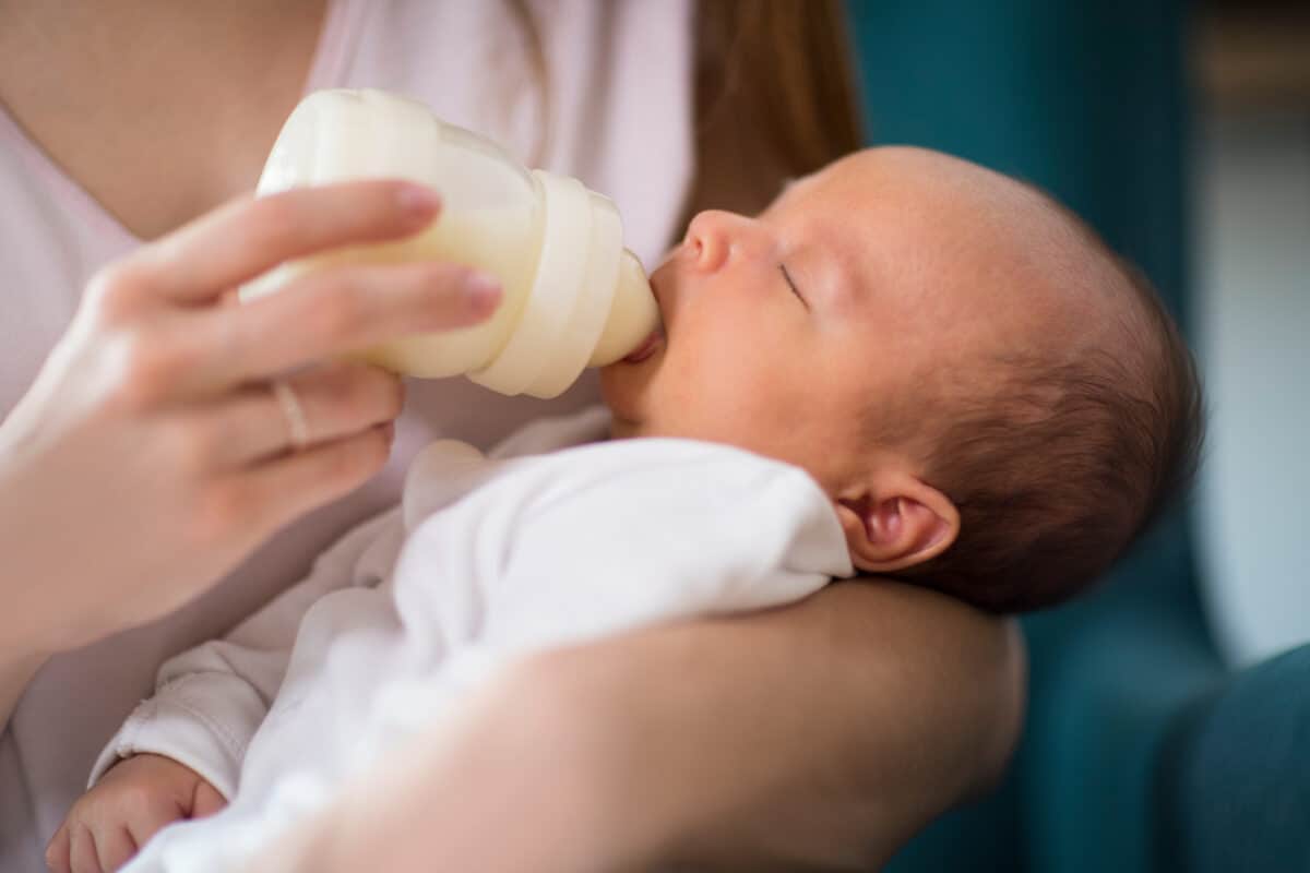 feeding baby