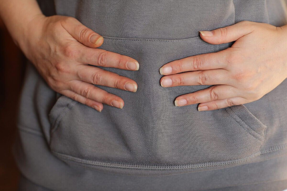 Discolouration of nails after chemotherapy. Hands of cancer patient, skin and nails loss of cancer patient, chemotherapy side effects, cancer treatment process