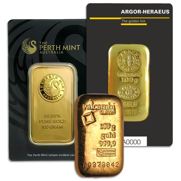 100 Gram Gold Bar (Brand our Choice)