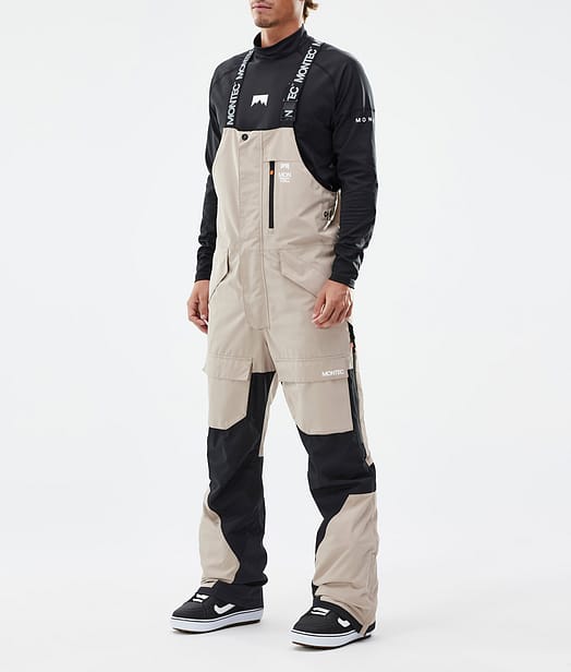 Fawk Snowboard Pants Men Sand/Black