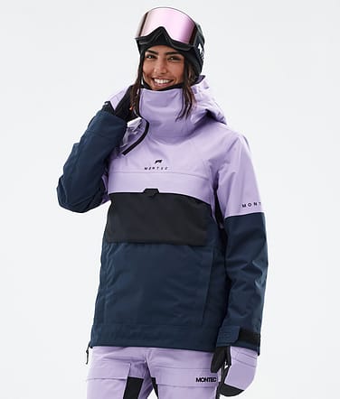 Dune W Snowboard Jacket Women Faded Violet/Black/Dark Blue