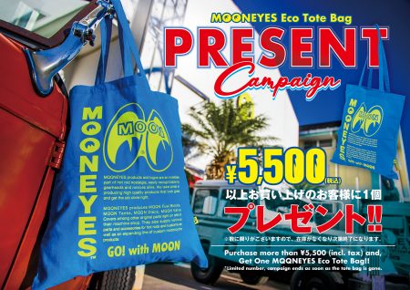 MOONEYES Eco Tote Bag PRESENT Campaign