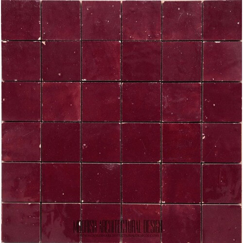 Merlot Moroccan Tile