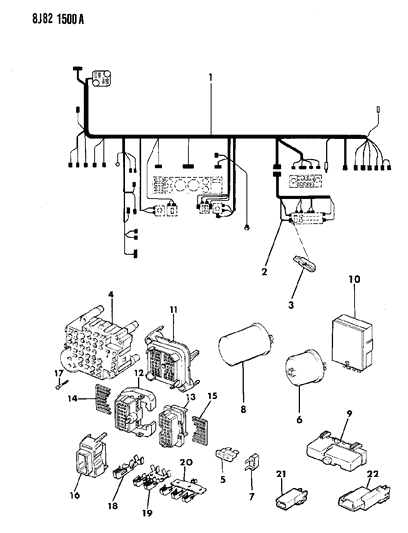 89 Jeep Comanche Fuse Box Diagram