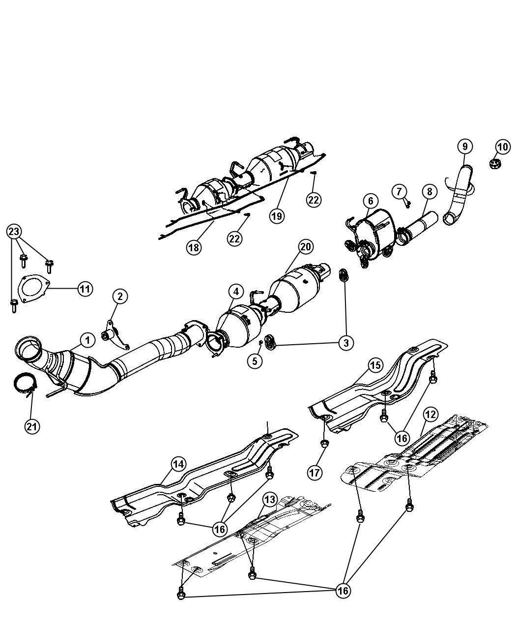 Turbo Exhaust Diagram