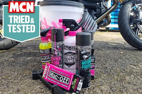 The Muc-Off Powersports Dirt Bucket kit is your one-stop shop for easy bike cleaning