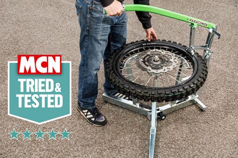 Rabaconda Dirt Bike Tyre Changer - "I only wish I'd bought one sooner"