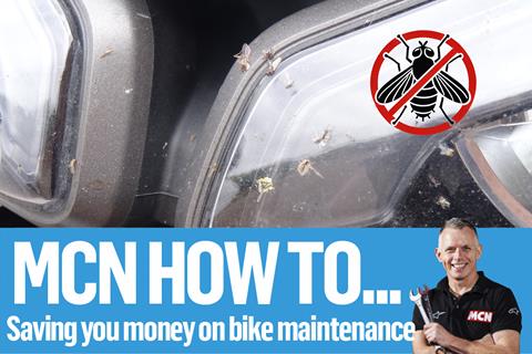 MCN's expert guide on removing bug splats, tar or any other stubborn stains from your motorcycle