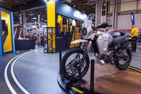 CCM tease ‘Project X’ adventure retro at Motorcycle Live ahead of 2025 launch