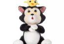 Figaro with Cleo on top of his head plush