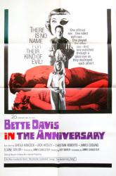 The Anniversary movie poster (1968) [Bette Davis] original 27x41